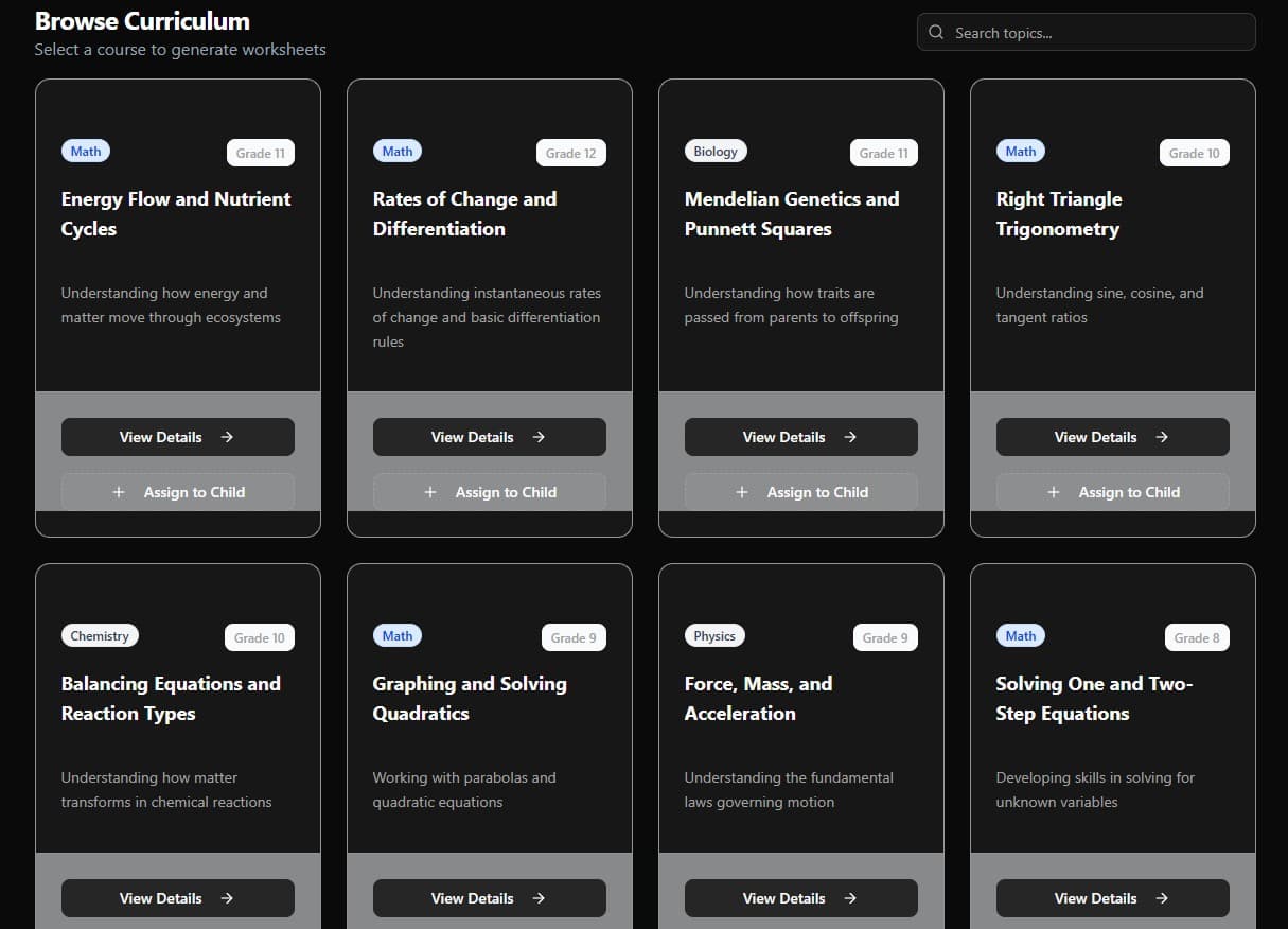 Choose What to Practice