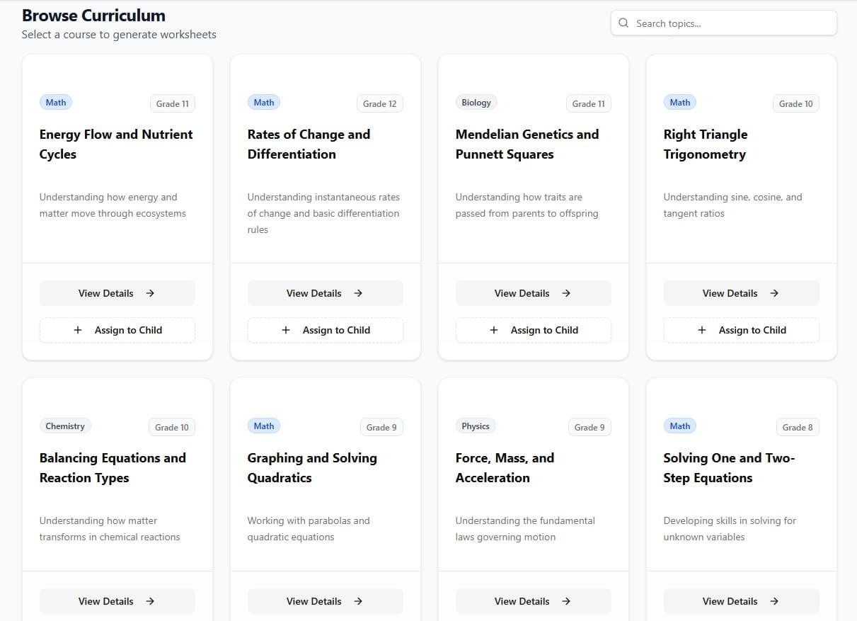 Choose What to Practice